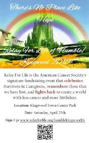 — silent auction winners announced 11:15 a.m. Wizard Of Oz Theme Brings Hope To Relay For Life Humble Kingwood