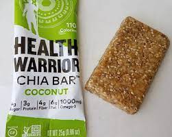 Health warrior chia bar coconut power bars are very fun little snack bars that are loaded with different textures. Health Warrior Chia Bar Review Coconut The Vegan S Pantry