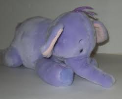 15 Disney Store Small Lumpy Heffalump Plush Soft Purple Stuffed Pooh Elephant Disney Plush Soft Purple Pooh