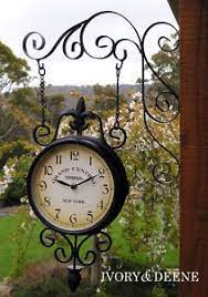 Check spelling or type a new query. Old Wrought Iron New York Train Station Garden Clock Ebay Garden Clocks Clock Train Station Clock