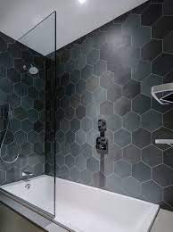 Hexagon bathroom tiles have taken the design world by storm. Bathroom Tile Ideas Grey Hexagon Tiles