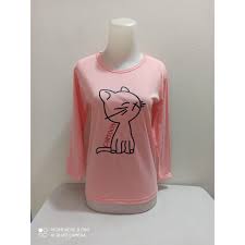 Kami akan post di wall ini. Kaos Gambar Kucing Lengan Panjang Wanita Warna Shopee Indonesia