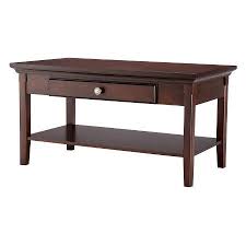 Threshold daffan accent table creamy finish 23 x 19 dia. Avington Coffee Table Espresso Threshold Coffee And End Tables Pub Table Sets Coffee Table