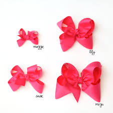 Size Comparison Chart Three Sisters Bows