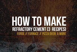 how to make refractory concrete step by