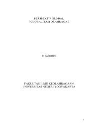 A user can transliterate up to 100 words per transaction. Perspektif Global Globalisasi Olahraga B Suhartini Fakultas Ilmu Keolahragaan