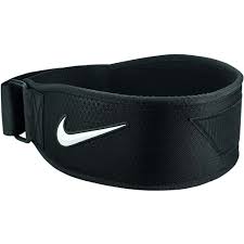 Nike Men S Intensity Training Belt Weightlifting Belt Black White 010