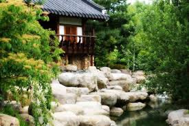 Natural Korean Garden Style Gardens Of The World Garden Styles Traditional House
