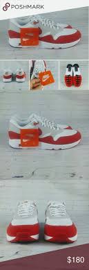 New Nike Air Max 1 Ultra 2 0 Le White Red 3 26 You Are Buying Brand New Nike Air 30th Anniversary Og Happy Air Max Day Shoe New Nike Air Air Max 1 Nike Air Max