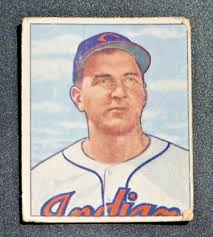 1950 Bowman Baseball Card #233 Allie Clark, Cleveland Indians