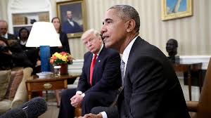 Trump ceremony refusal to reveal Obama portrait at White House, TV ...