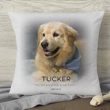 Our custom pet pillows are printed on cotton sateen fabric to ensure the highest quality pillows. Pet Memorial Personalized 18 Photo Pillow Pet Gifts