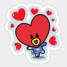 Yeontan was first shown on december 4, 2017, in jin's birthday v live. Bt21 V Taetae Taehyung Bt21 V Taetae Taehyung Sticker Teepublic