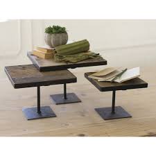Here is my folding coffee table loaded up with about 60 pounds of goods, so i feel okay about putting a laptop on it, and some books, a drink, a remote, and kicking back with my feet on the thing. Set Of 3 Recycled Metal Large Risers Collectibles Displays Lifepharmafze Com