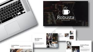 قالب Robusta Powerpoint بوربوينت مميز للكافيهات Ppt ادركها بوربوينت
