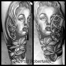 Check out our tattoo marilyn monroe selection for the very best in unique or custom, handmade pieces from our prints shops. Marilyn Monroe Skull Portrait By Phil Robertson Tattoonow