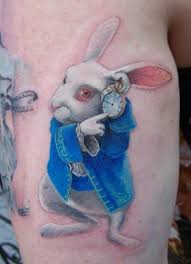 My alice in wonderland tattoo done by becky at brass anchor design is by deviantart user fattyowls. Fantasy Rabbit Alice Wonderland Tattoo By David Corden Tattoos