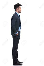 Empower your design projects with creative images! Side View Of A Young Business Man With Hands In Pockets Looking Stock Photo Picture And Royalty Free Image Image 23528482