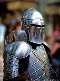 Nauticalmart Larp Sca Medieval Armor Helmet With Pauldron Halloween Costume Knight Armor Medieval Armor Ancient Armor