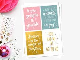 Beschriften sie die geschenkanhänger (der text kann schritt 5: Kostenlose Geschenkanhanger Zum Ausdrucken