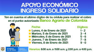 El cuarto giro del programa ingreso solidario estará a disposición de los beneficiados desde el viernes 31 de julio, de acuerdo a lo que aseguró susana. Wintor Abc Cronogramas Y Listado Ingreso Solidario Enero 2021 Alcaldia Vergara Puerres Saboya Y Juan Acosta Facebook