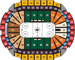 seating charts xcel energy center