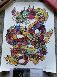2,463 likes · 1 talking about this. Vexx Art Dragon Doodle 100 Print Ebay