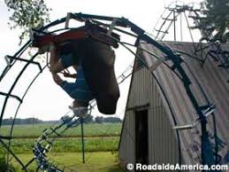 Secrets of backyard roller coaster design, and a yard tour. Backyard Roller Coasters Of John Ivers Bruceville Indiana