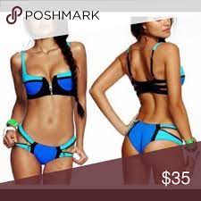 Two Piece Bikini Strappy Swimwear Bikinis Fashion