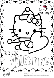 Hello Kitty Valentine Coloring Pages Coloring99 Com Valentines Day Coloring Page Hello Kitty Coloring Hello Kitty Colouring Pages