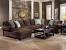 Brown Microfiber Sectional Couch