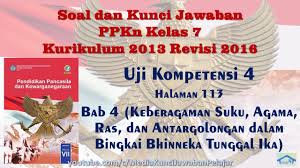 Demikianlah ulasan dari ppkn.co.id mengenai uji kompetensi pkn kelas 7 semester 2, semoga bisa bermanfaat. Uji Kompetensi 4 Ppkn Kelas 7 K13 Halaman 113 Bab 4 Keberagaman Dalam Bingkai Bhinneka Tunggal Ika Youtube
