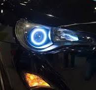 RGB Multi-Color LED Angel Eyes Halo Rings Kit For Scion FRS Subaru BRZ  Headlight
