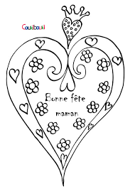 Coloriage poème fête des mères gratuit à imprimer dans les. Coloriage A Dessiner Pour Fete Des Meres