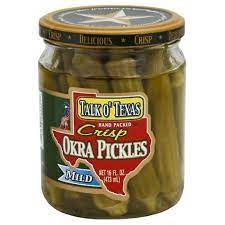 While slightly on the vinegary side they lend themselves great to eat . Talk O Texas Mild Okra Pickles Fruugo Lu