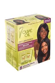 Vitale Olive Oil No Lye Relaxer Kit 8 Touchups Regular Sareya Beauty Hair Supply