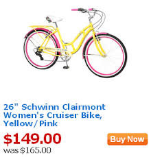 4.3 out of 5 stars 1,595. Walmart Value Of The Day 5 20 26 Schwinn Clairmont Women S Cruiser Bike Yellow Pink For 149 00