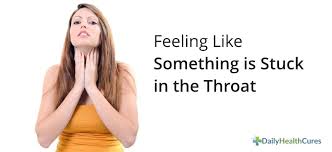 How To Deal With The Feeling Of Something Is Stuck In My Throat Food Stuck In Throat Feelings Lump In Throat