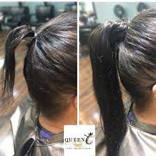 Airess Clip Tie Ponytail Dark Brown Thin Fine Hair Front Lace Wigs Human Hair Curly Hair Tips