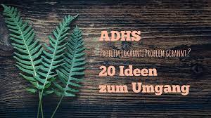 Adhs 20 Ideen Zum Umgang Damit Kinderwarts
