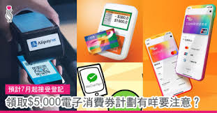 早前財政預算案提出發放 5,000 元電子消費券，財政司司長陳茂波今日交代詳情，年滿 18 歲市民 7 月 4 日開始登記，最快 8 月 1 日會收到第一期消費劵。. é è¨ˆ7æœˆèµ·æŽ¥å—ç™»è¨˜é ˜å– 5 000é›»å­æ¶ˆè²»åˆ¸è¨ˆåŠƒæœ‰å'©è¦æ³¨æ„ Good2share