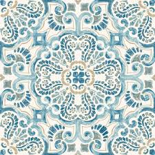 We love experimenting with ways to include patterns into designs. Floorpops Fontaine Peel And Stick Floor Tiles 12 In X 12 In 20 Tiles 20 Sq Ft Tfp2477 The Home Depot