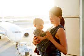 How To Fly With A Baby Out Of The Blue