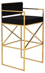Kitchen Black And Gold Bar Stools Walsh Barstool Black Gold Gold Furniture Bar Stools Black Bar Stools