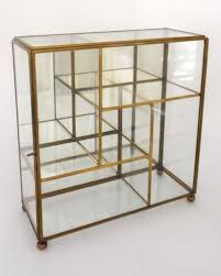 Vntg Brass Glass Mirror Table Top Wall Curio Small Display Cabinet Case Shelf Ebay Small Display Cabinet Glass Curio Cabinets Wall Curio Cabinet