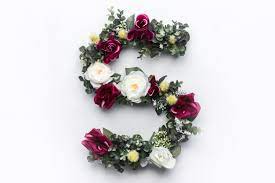 We do not offer public domain flower images of unknown origin. Free Photo Flower Letter S Floral Monogram
