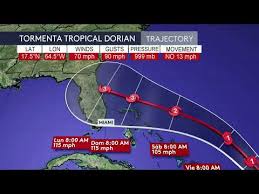 En Vivo Te Damos El Ultimo Reporte Del Centro Nacional De Huracanes Sobre La Tormenta Dorian Youtube