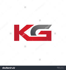 Kg Company Group Linked Letter Logo Letter Logo Lettering Logos