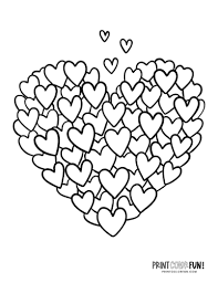 Free valentine coloring pages and puzzles below you will find a selection of valentine coloring pages and activities that we designed. 100 Heart Coloring Pages A Huge Collection Of Free Valentine S Day Printables Print Color Fun