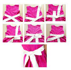 Like you see on some fashion blog, bows on the dress add style to a cloth that will ordinarily be considered simple. Tie A Perfect Sash Bow In A Dress Sew Guide Bow Tie Dress Clothing Bows Tie A Bow On A Dress